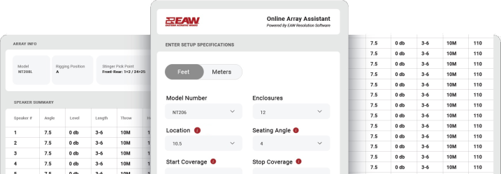 EAW Online Array Assistant (OAA)